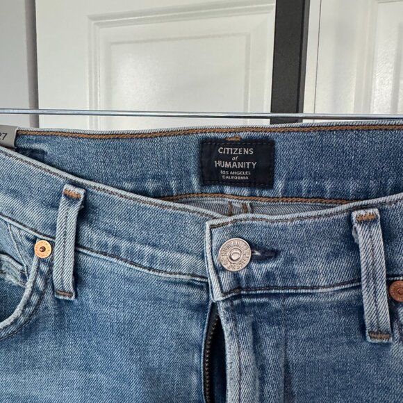 Citizens of Humanity Jeans Rocket Crop High Rise Skinny Serenity 27 - Picture 3 of 5